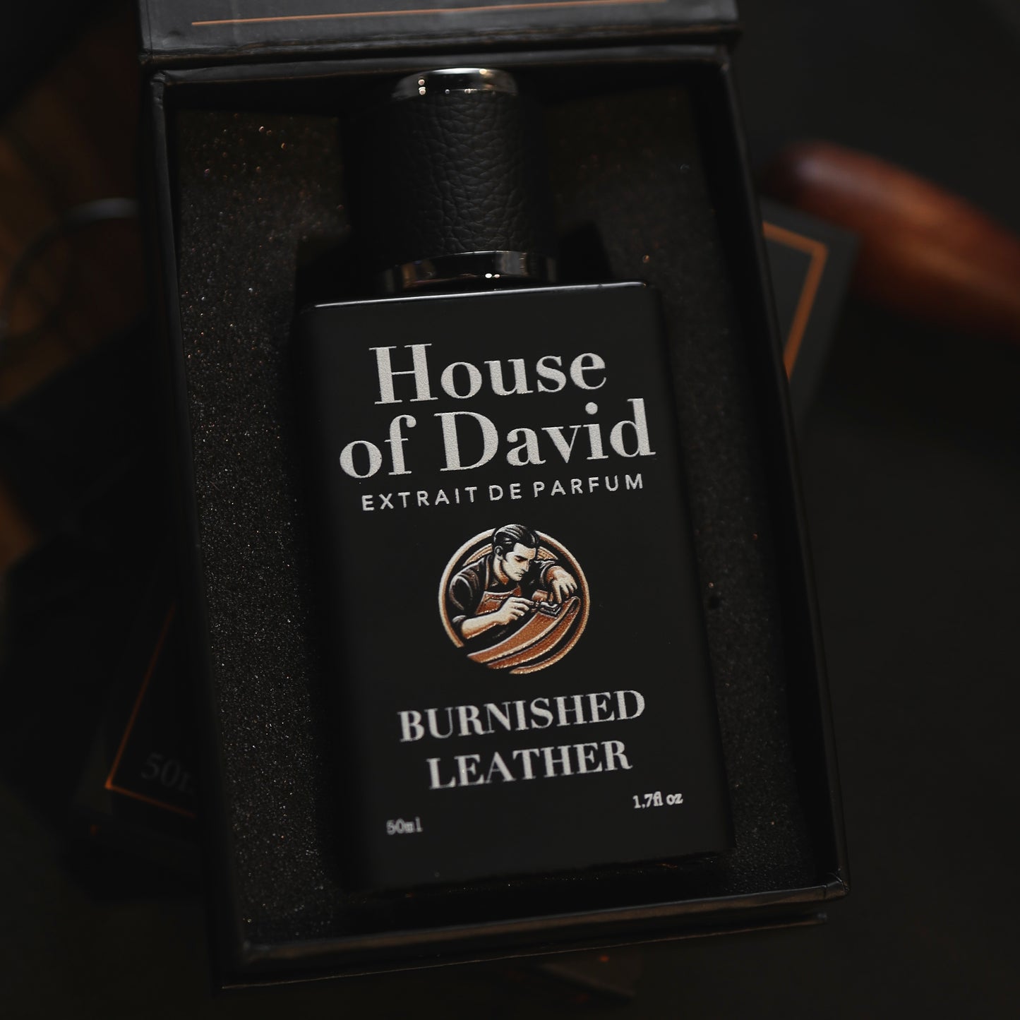 THE HOUSE OF DAVID BURNISHED LEATHER EXTRAIT DE PARFUM 50ml