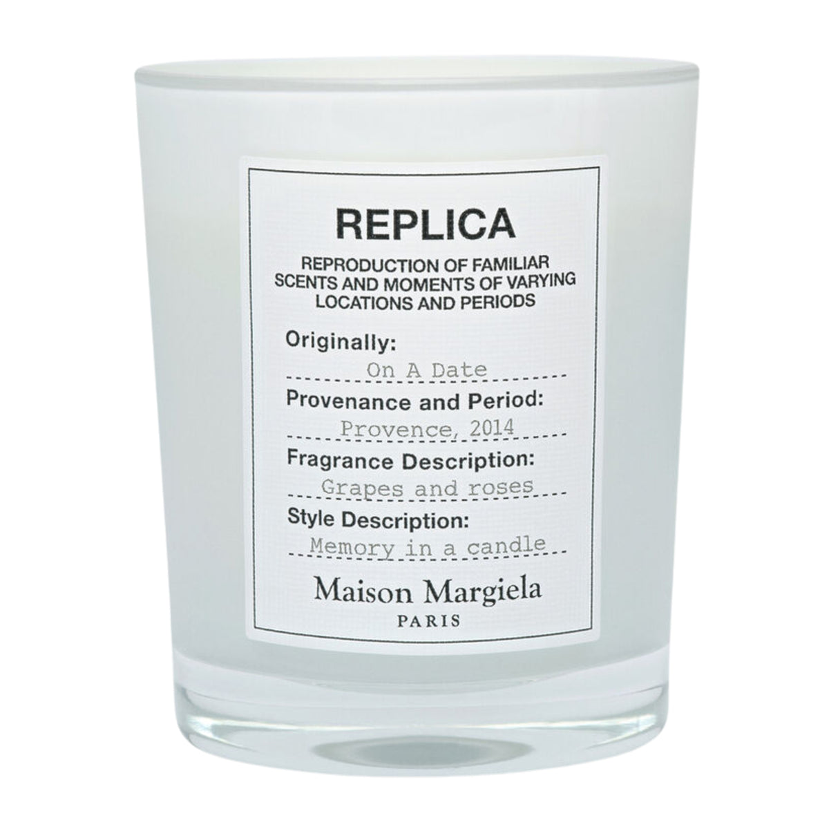Productos de Importación (12 - 16 días hábiles) - Maison Margiela On A Date Candle (U) 5.82 oz