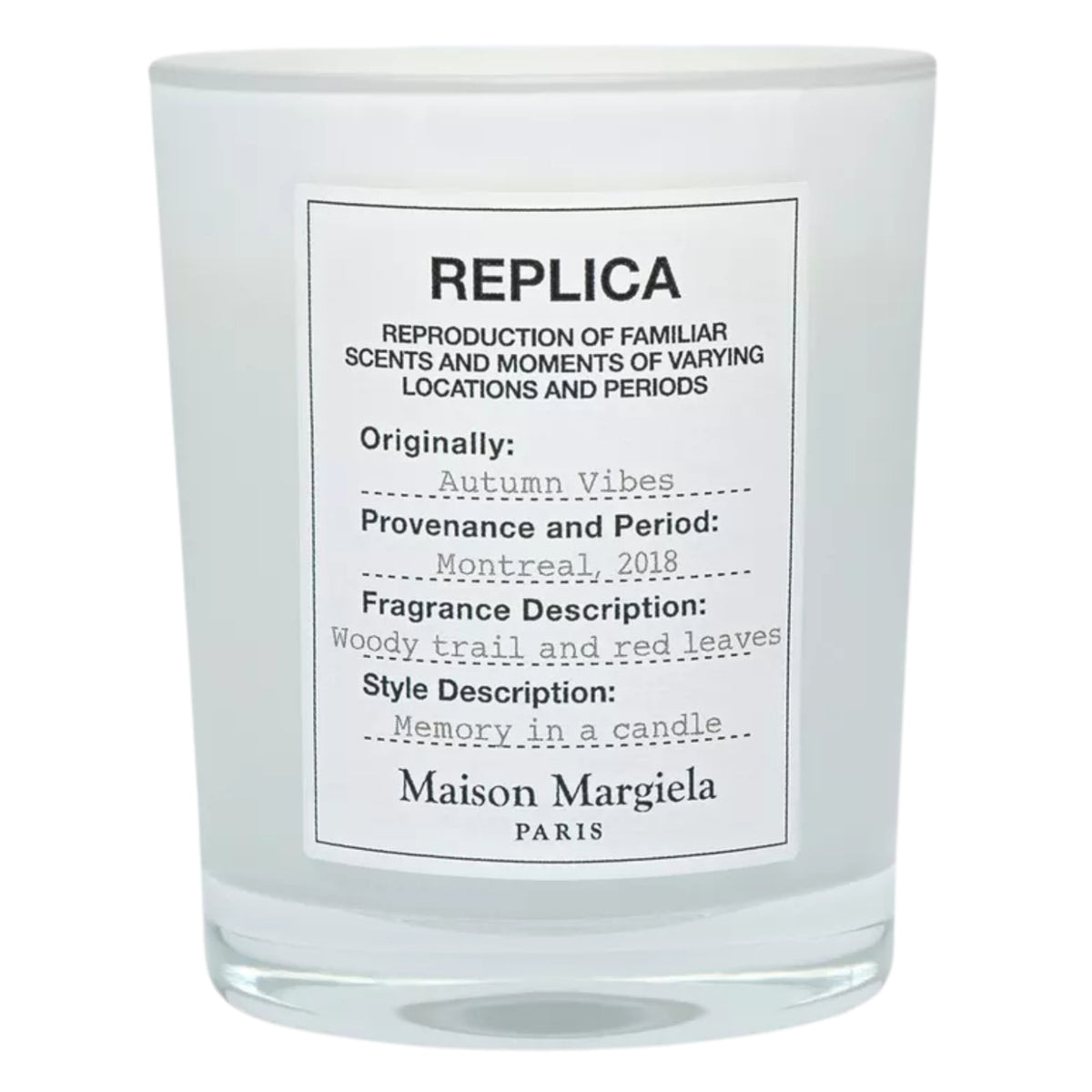 Productos de Importación (12 - 16 días hábiles) - Maison Margiela Replica Autumn Vibes Candle (U) 165g