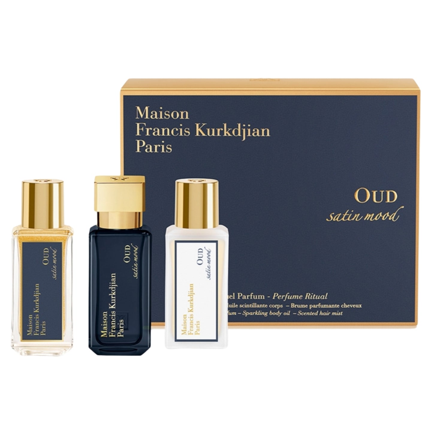 Productos de Importación (12 - 16 días hábiles) - Maison Francis Kurkdjian Oud Satin Mood Fragrance Ritual Gift Set (U)