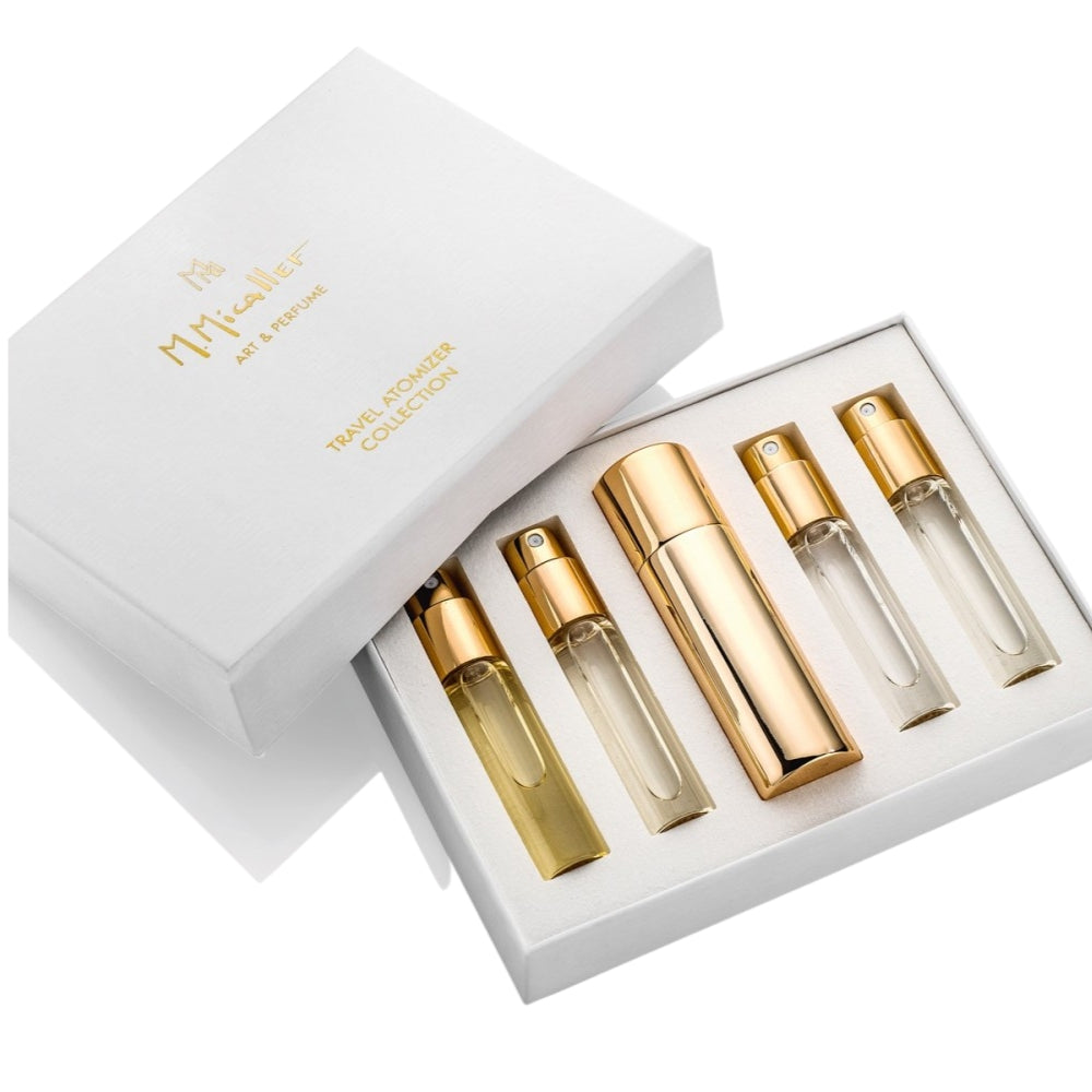 M. Micallef Travel Atomizer Gold NECTAR Gift Set (U) (IMPORTACIÓN 12 a 16 DÍAS HÁBILES)