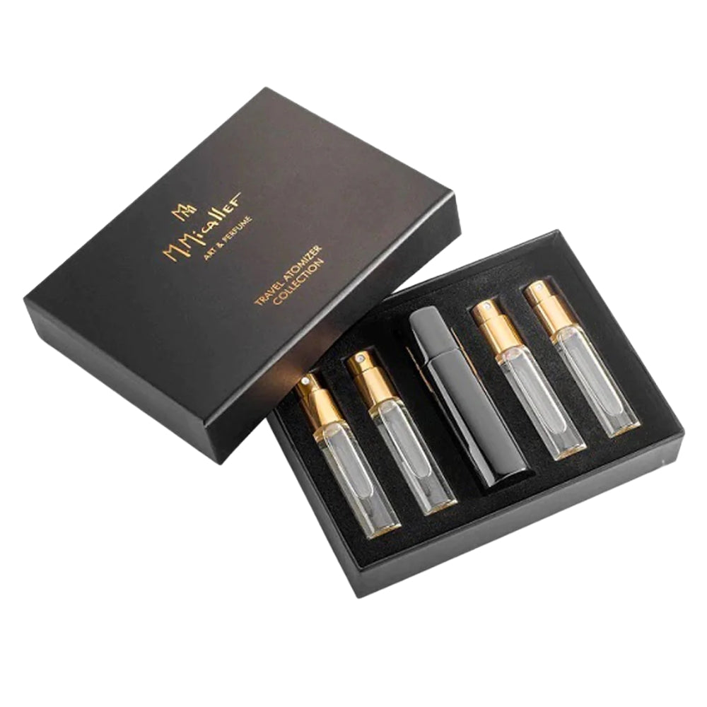 M. Micallef Travel Atomizer Black Gift Set (U) (IMPORTACIÓN 12 a 16 DÍAS HÁBILES)