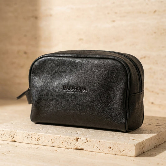 Productos de Importación (12 - 16 días hábiles) - MAXAROMA Leather Toiletry Bag (U)