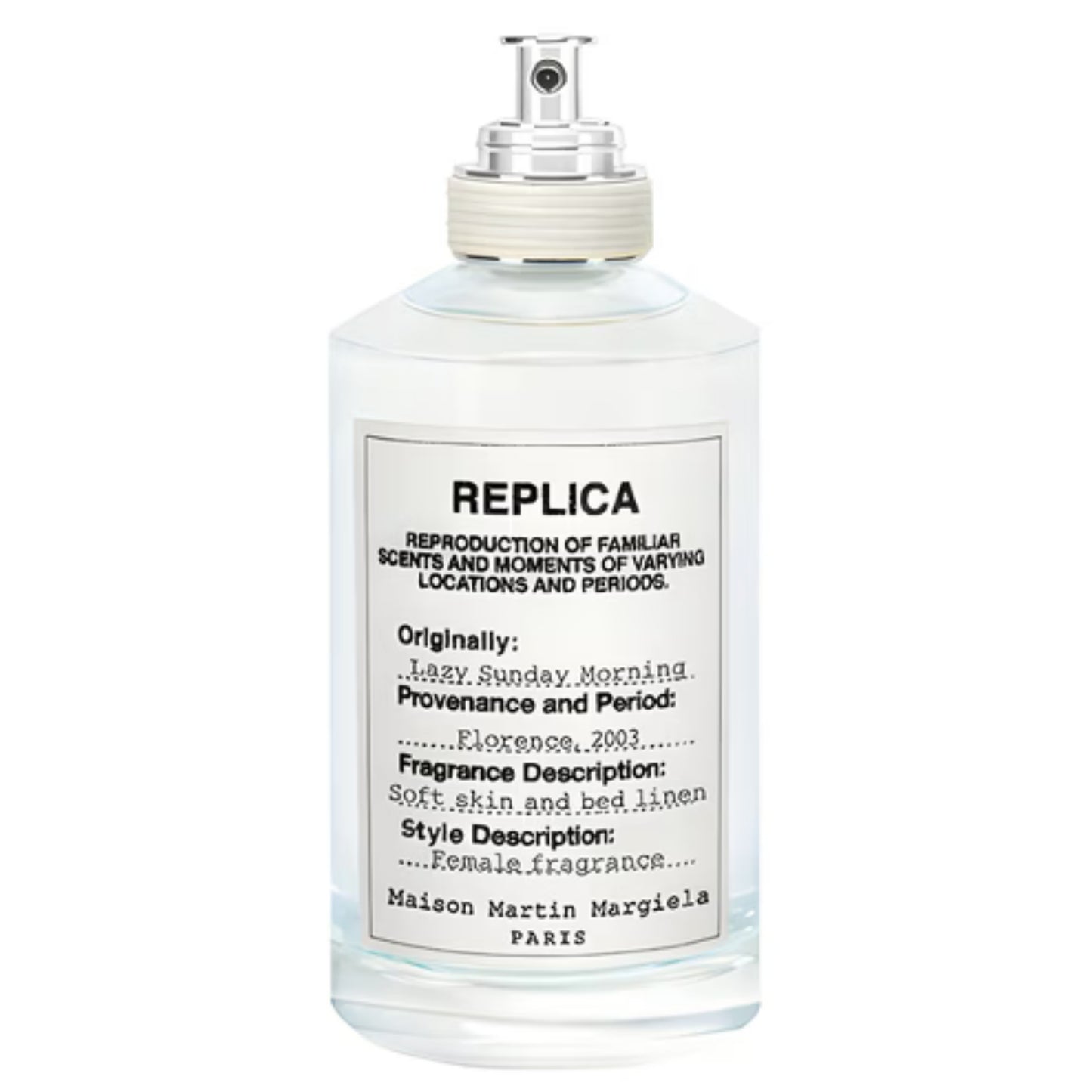 Productos de Importación (12 - 16 días hábiles) - Maison Martin Margiela Replica Lazy Sunday Morning (U) EDT 3.4 Oz (Tester)