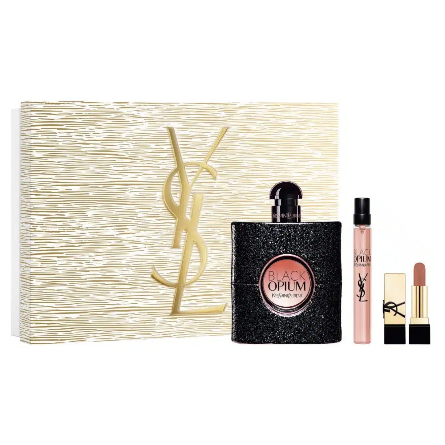 Yves Saint Laurent Black Opium Eau De Parfum 90ml Gift Set (L) - Productos de Importación (10 - 16 días hábiles)