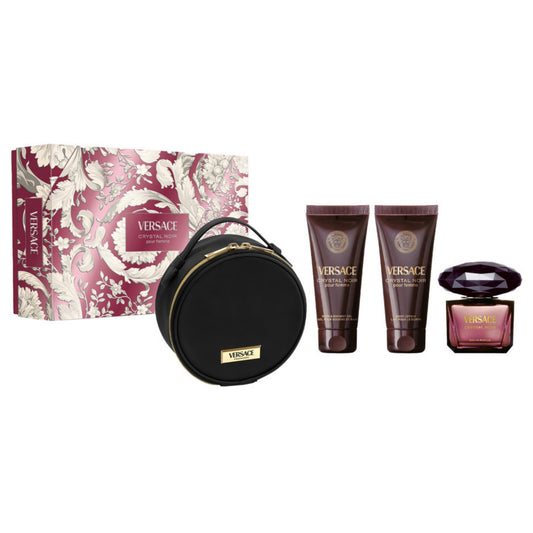 Versace Crystal Noir Gift Set (L) - Productos de Importación (10 - 16 días hábiles)