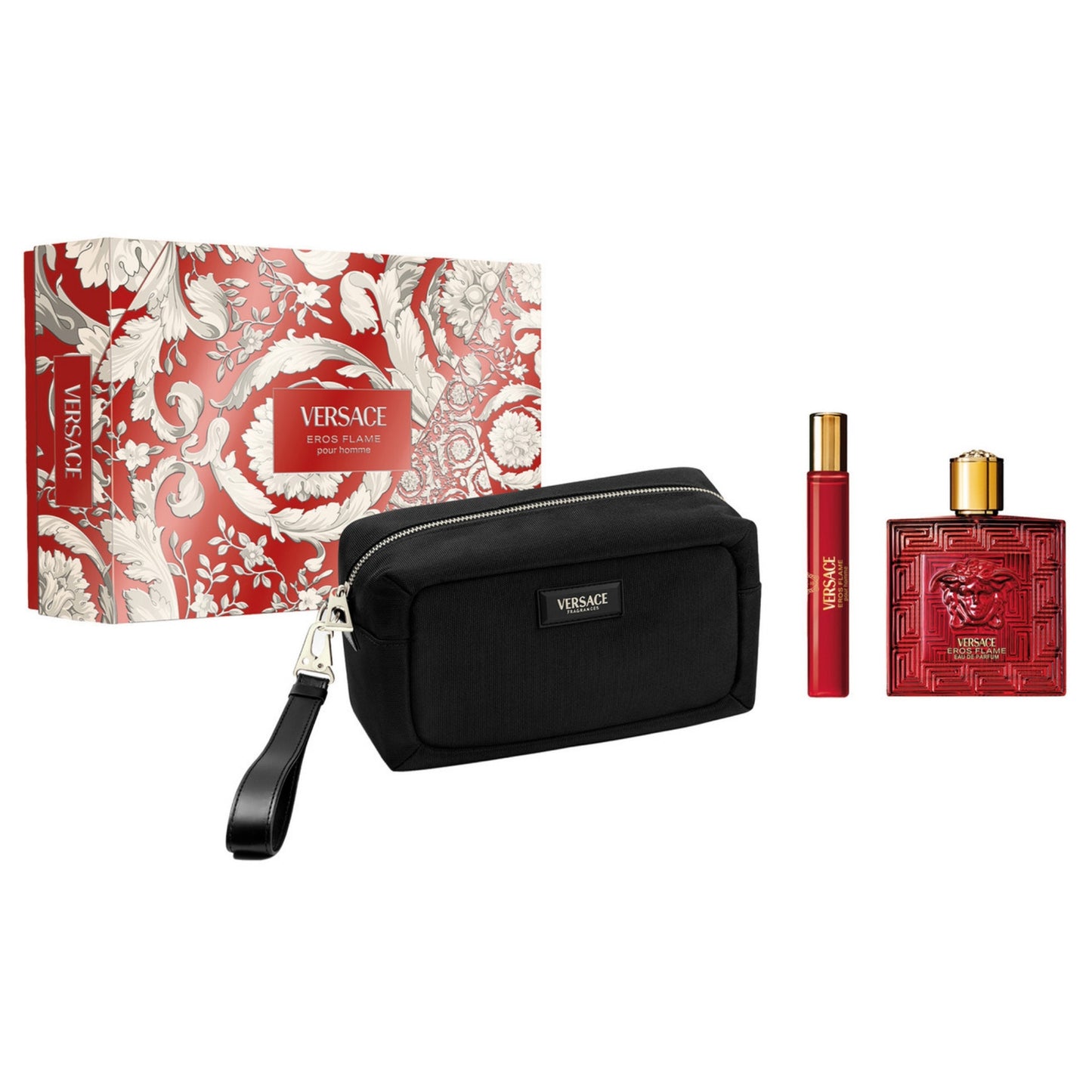 Versace Eros Flame (M) Set - Productos de Importación (10 - 16 días hábiles)