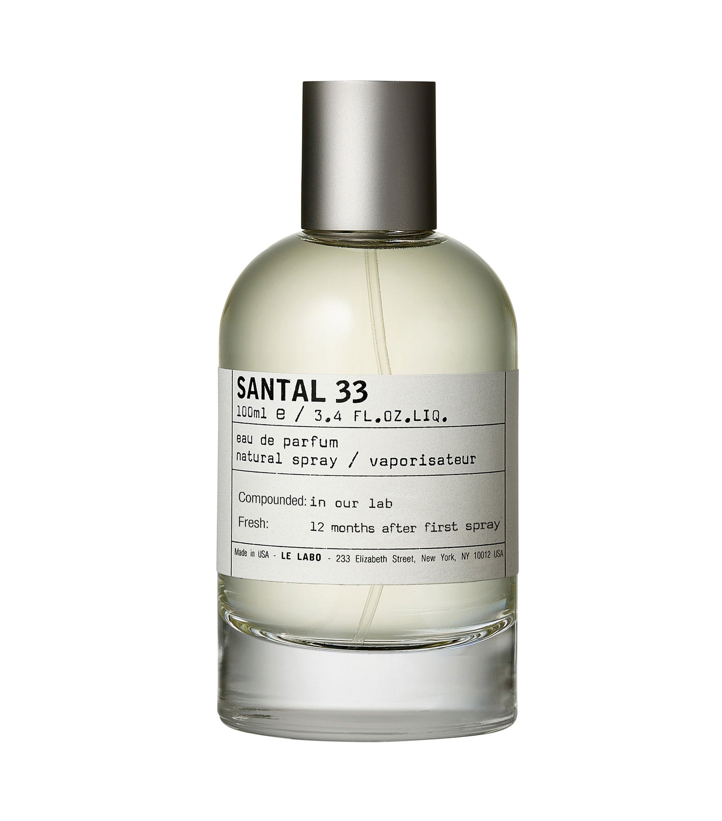 Le Labo Santal 33 Eau De Parfum 100ml