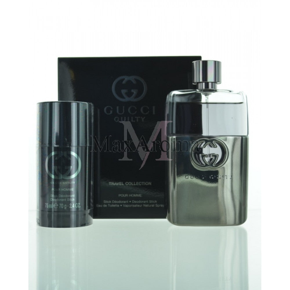 Gucci Guilty Pour Homme Travel Gift Set (M) (IMPORTACIÓN 12 a 16 DÍAS HÁBILES)